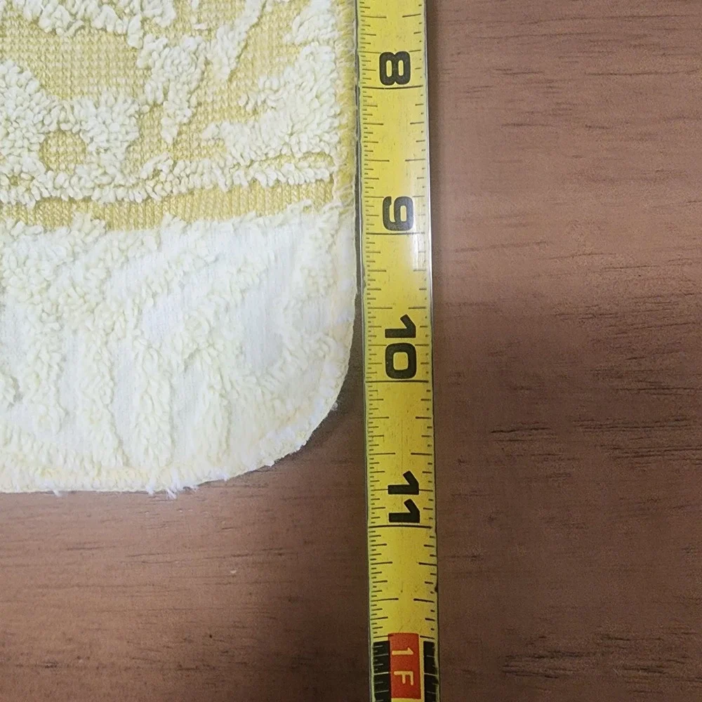 Vintage Yellow Cannon Royal Family Rose Hand Towel And Wahcloth Set